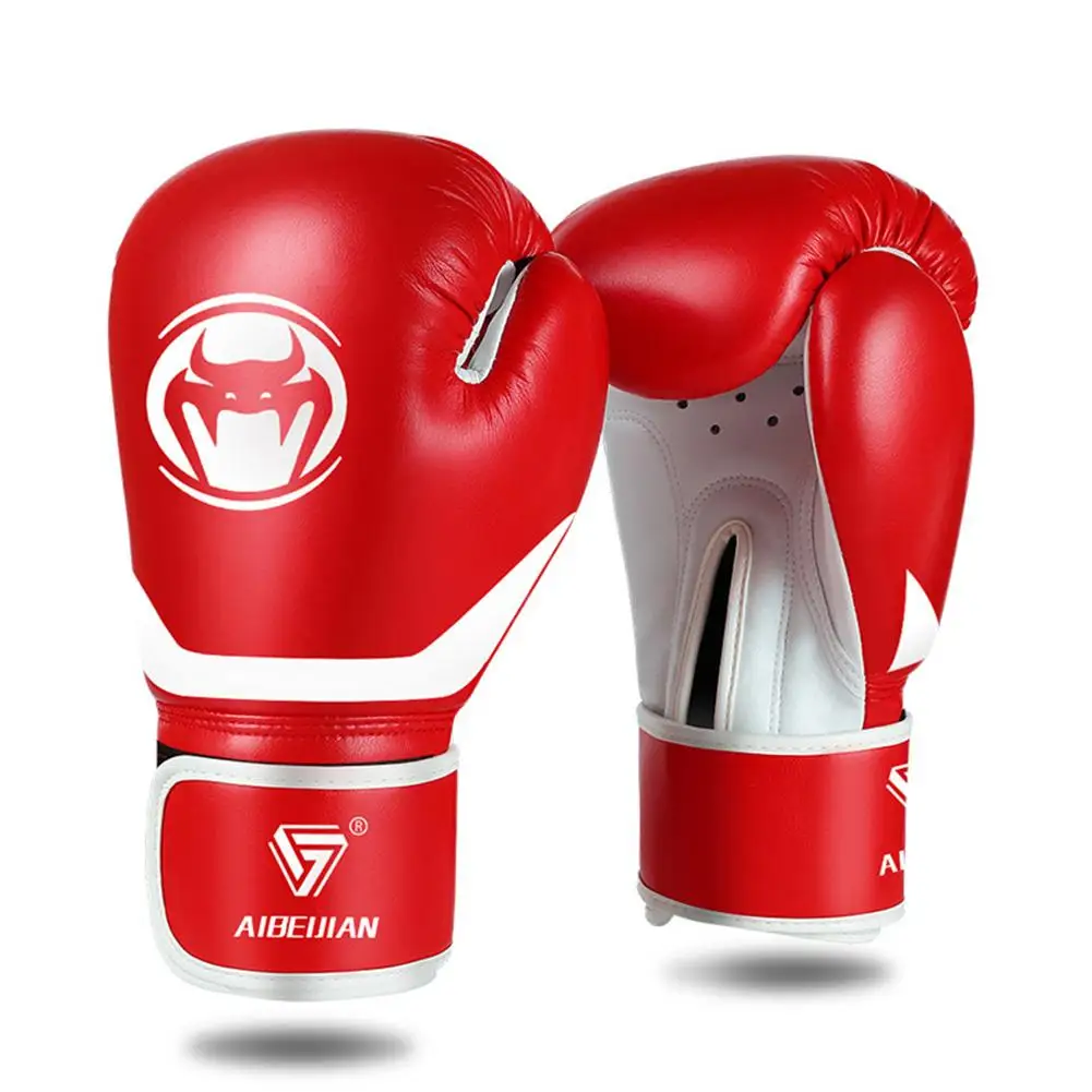 Боксерские перчатки боксерские кикбоксинг дышащие для пробивки мужчин женщин
