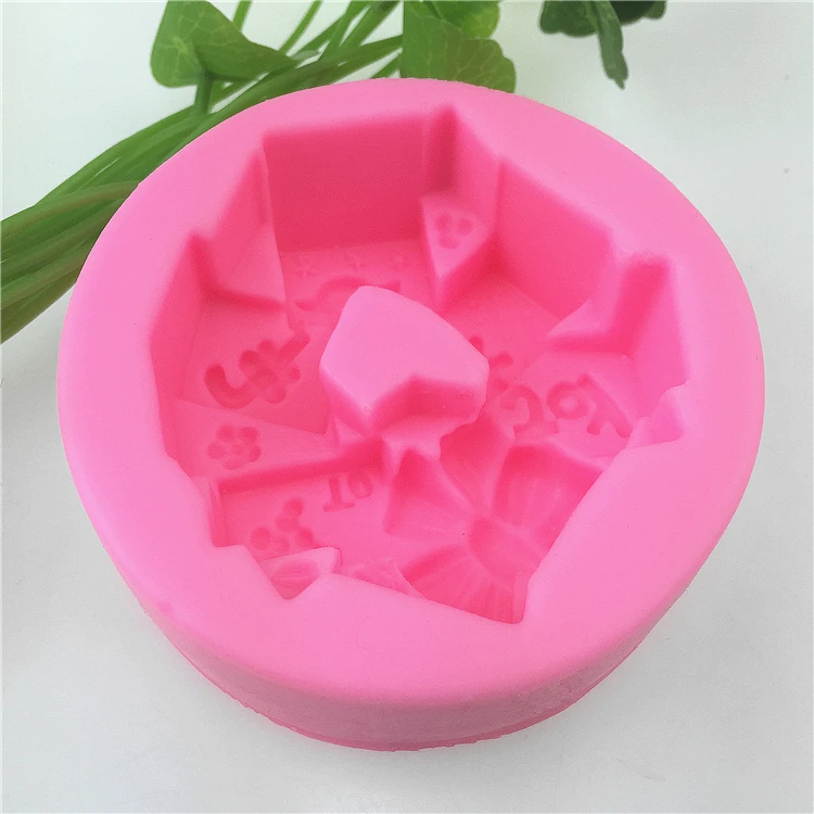 Лук птицы звезда силиконовые формы мыла DIY смолы глины свечи помадки для ручной