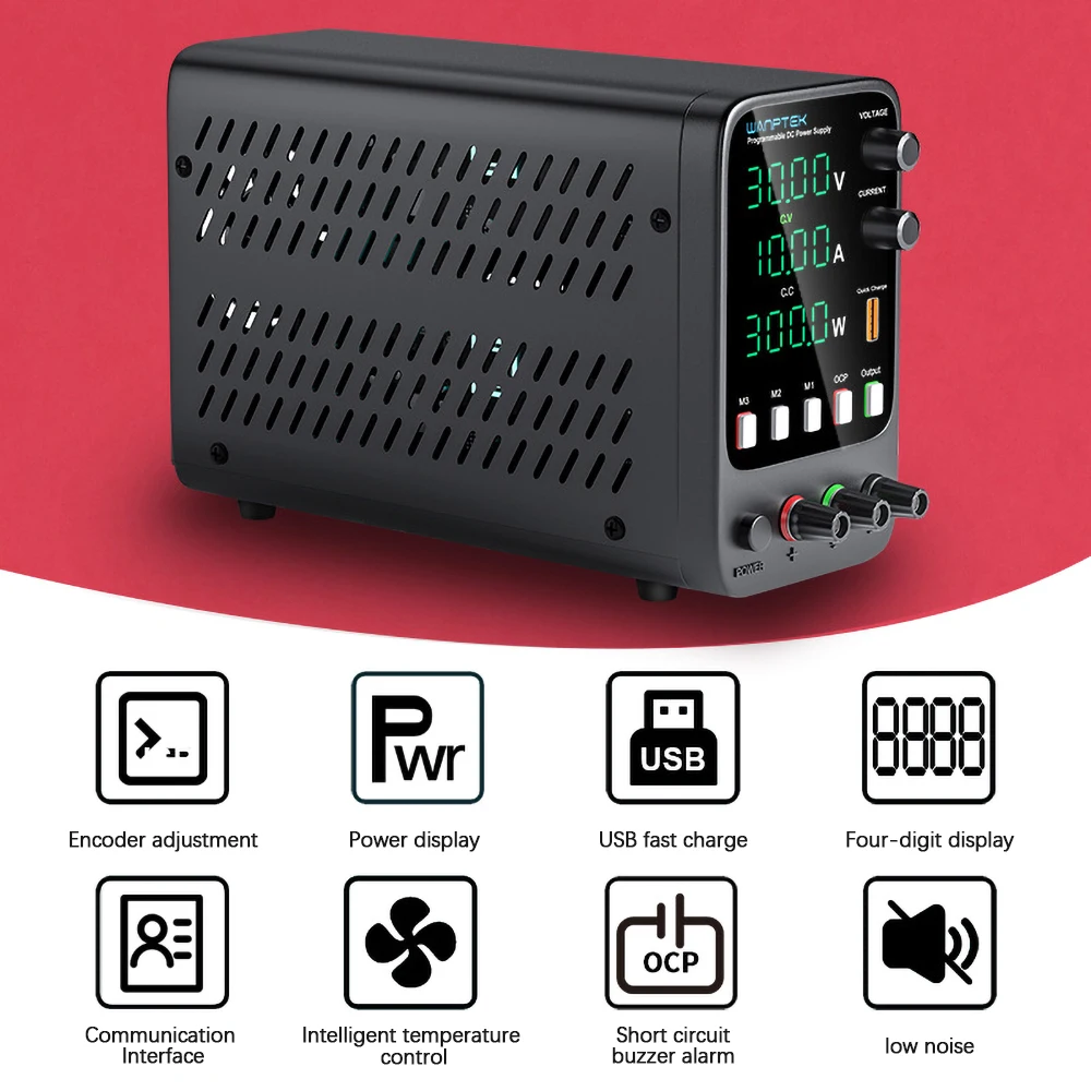 Регулируемый источник питания постоянного тока 30 в 10 А лабораторный