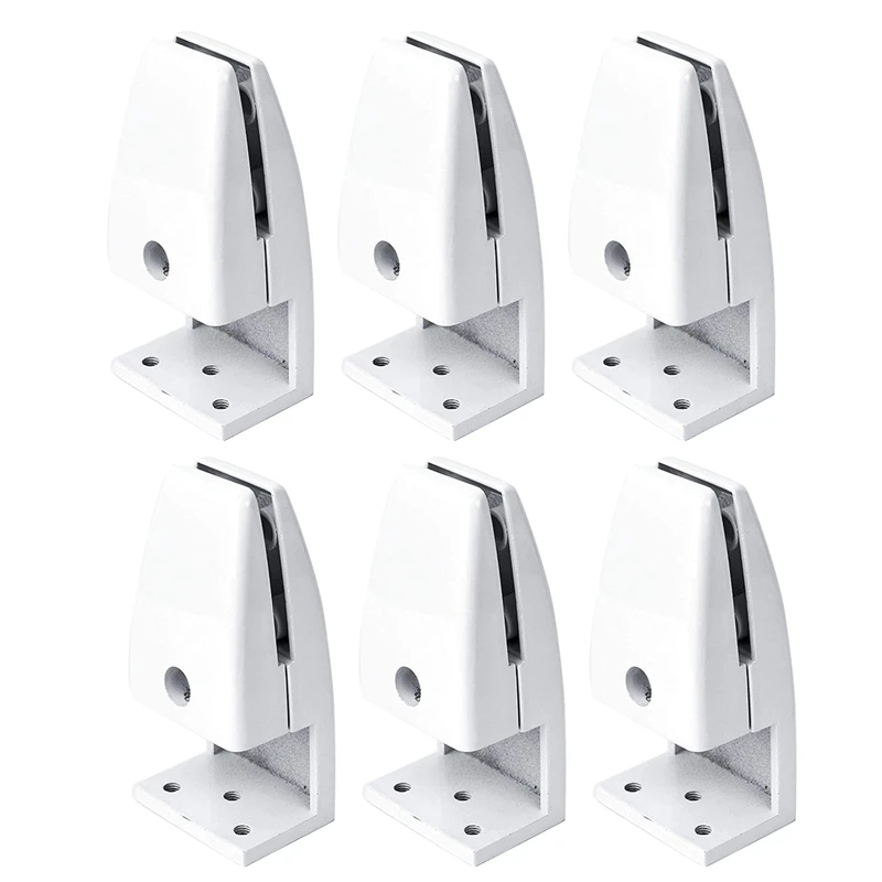 

6Pcs Sneeze Guard Clamp Bracket Desk Partition Clamp Support for Thick Acrylic Panels Adjustable L Shape Clamp