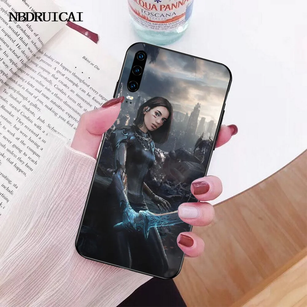 NBDRUICAI Alita Battle Angel Новое поступление черный чехол для сотового телефона Huawei P30 P20 P10 P9