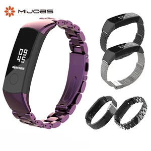 Металлический ремешок для Huawei Honor Band 4, аксессуары из нержавеющей стали для Honor Band 4, NFC, Honor Band 5