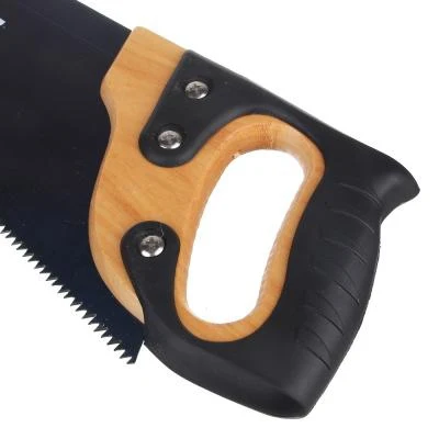 ЕРМАК Ножовка по дереву 500мм с деревянной обрезиненной ручкой универсальный зуб 4