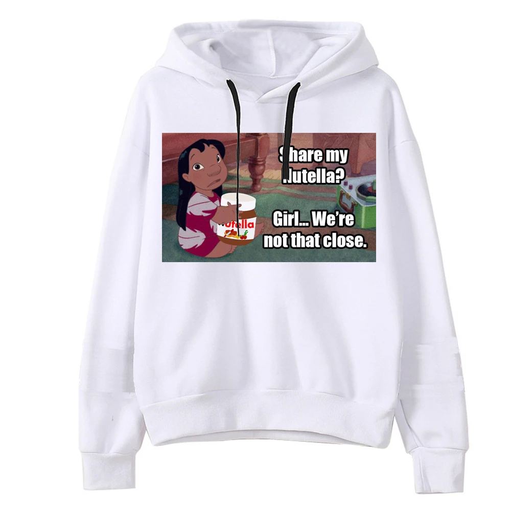 Дизайнерское худи для женщин уличная с круглым вырезом принтом женская мода