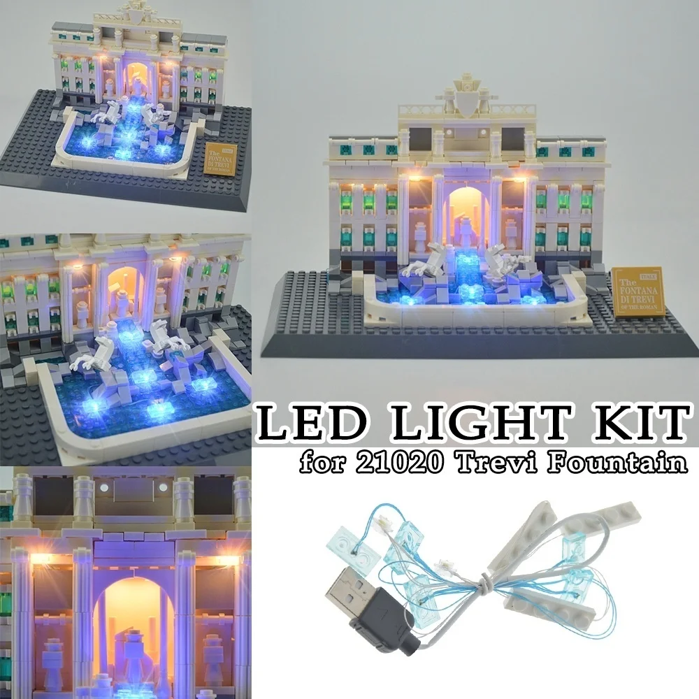 Светодиодный светильник набор для украшения фонтана Trevi 21020 Moc строительные блоки