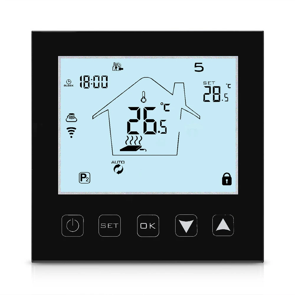 cheap price programmable digital wifi thermostat for floor heating mat systems | Floor Heating Systems &amp Parts