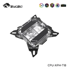 Водяной блок процессора Bykski для Intel LGA1700,LGA1200,LGA115X,2011 2066 охладитель процессора, 5В 3pin, 12В 4pin,CPU-XPH-T8