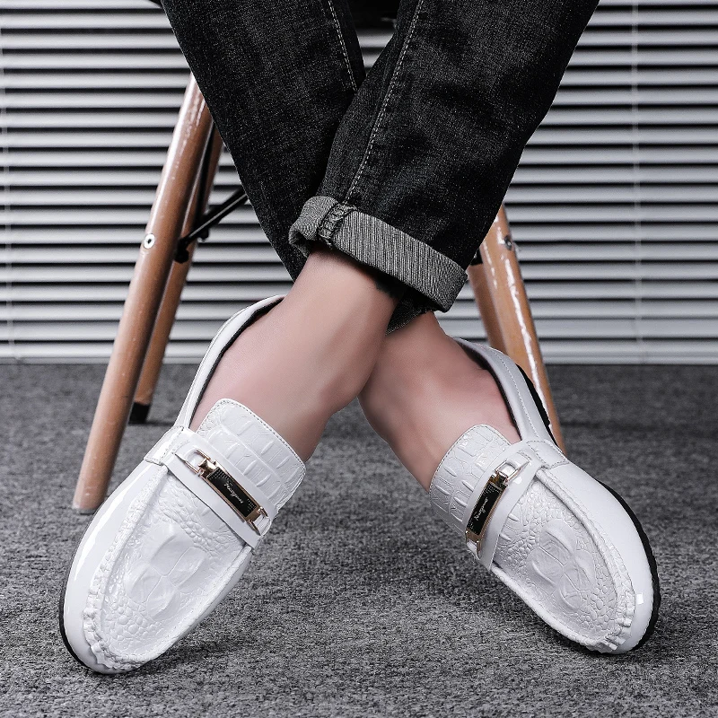Men shoes loafers casual slip-on male driving moccasins breathable comfy outdoor walking flats non-slip leisure classic | Обувь