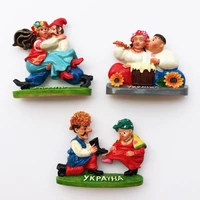 qiqipp creative ukrainian family life folklore travel memorial decoration crafts magnetic fridge magnet