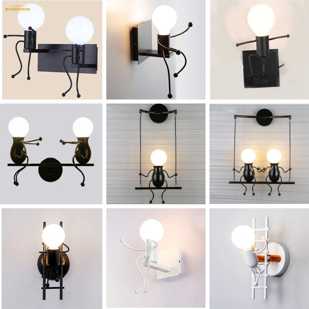 Настенный светильник Nodic креативные металлические светильники с простым