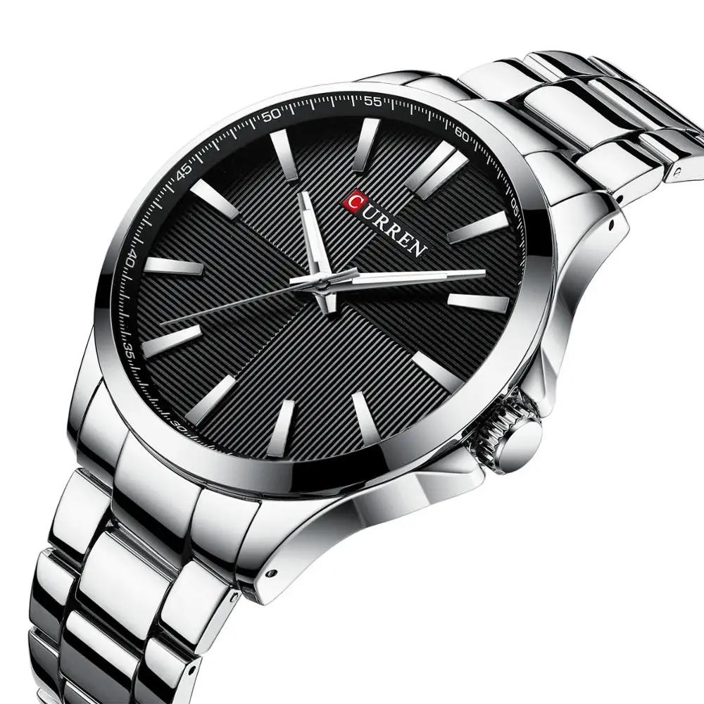 CURREN 8322 мужские модные часы роскошные из нержавеющей стали деловые