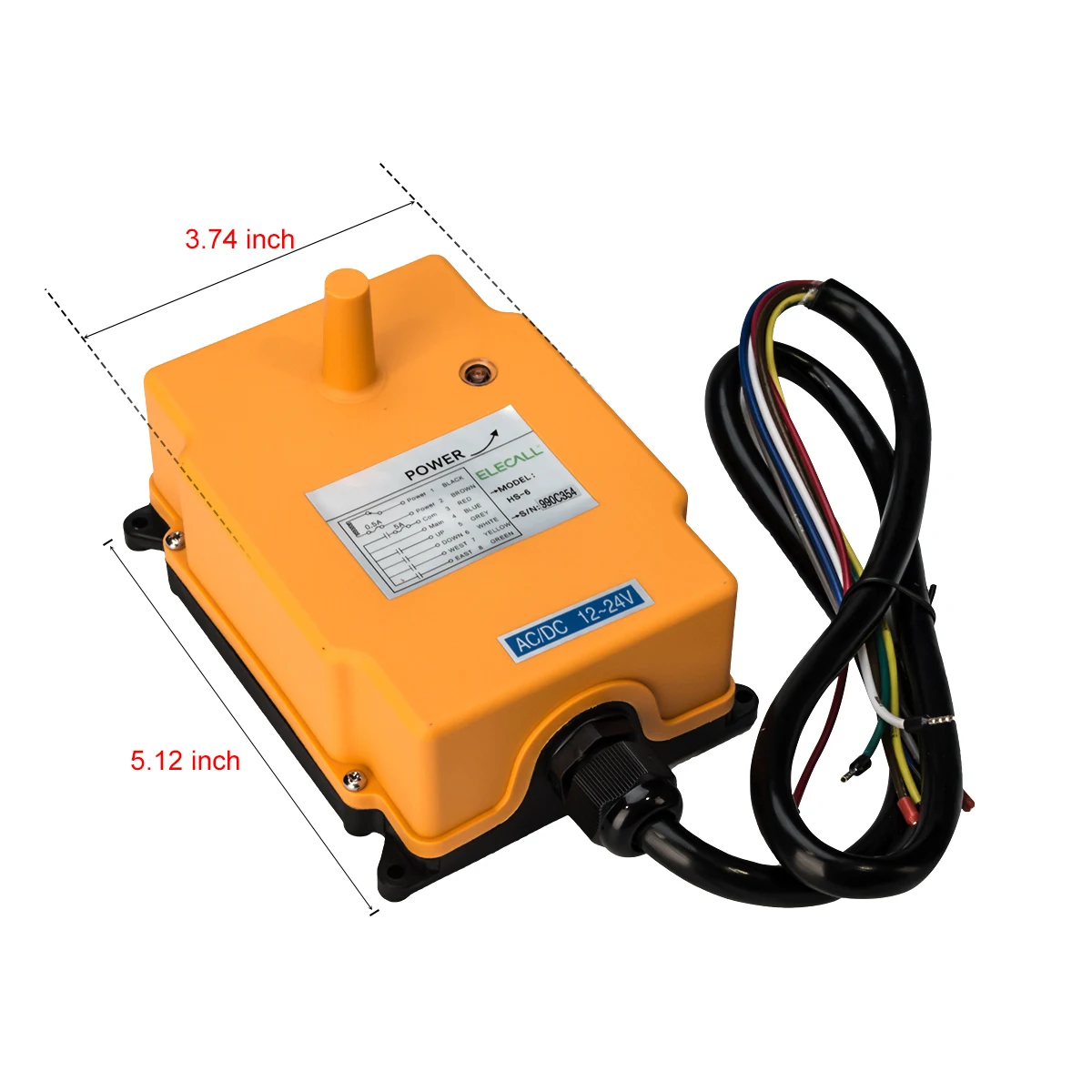 6 каналов 1 передатчик система дистанционного управления скоростью подъемного