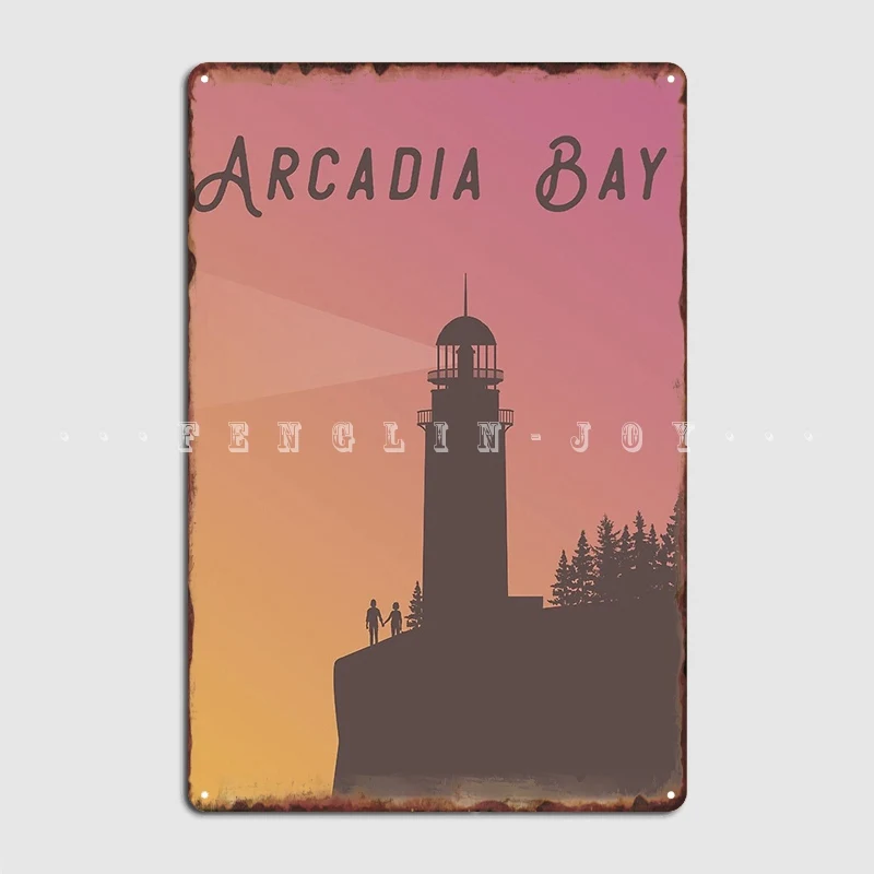 

Жизнь странная, аркадиа Бэй, маяк, металлический знак, Настенная роспись, проектирование, живопись, Декор, жестяной знак, плакат