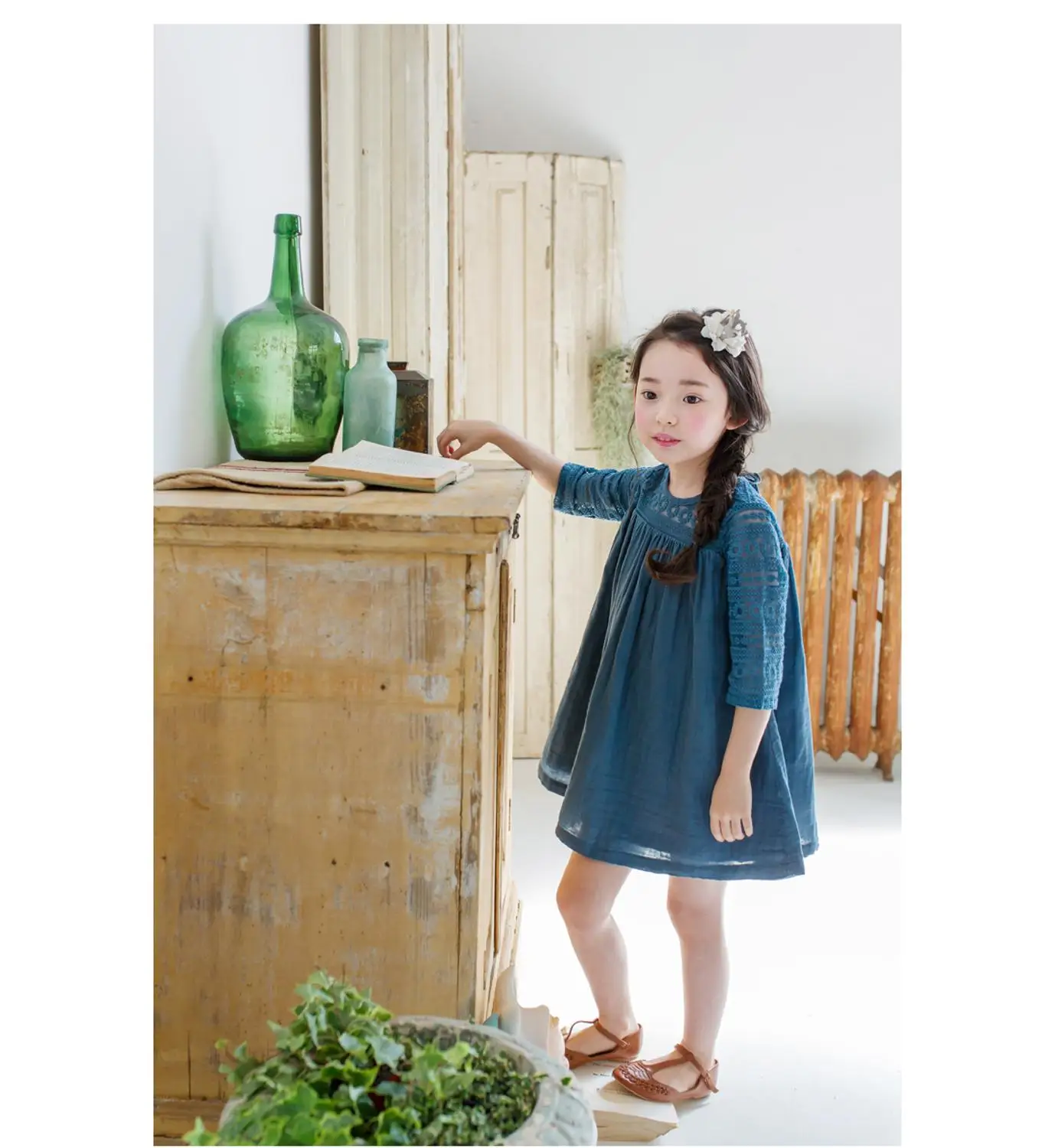 

Детское платье с длинным рукавом, на осень/весну