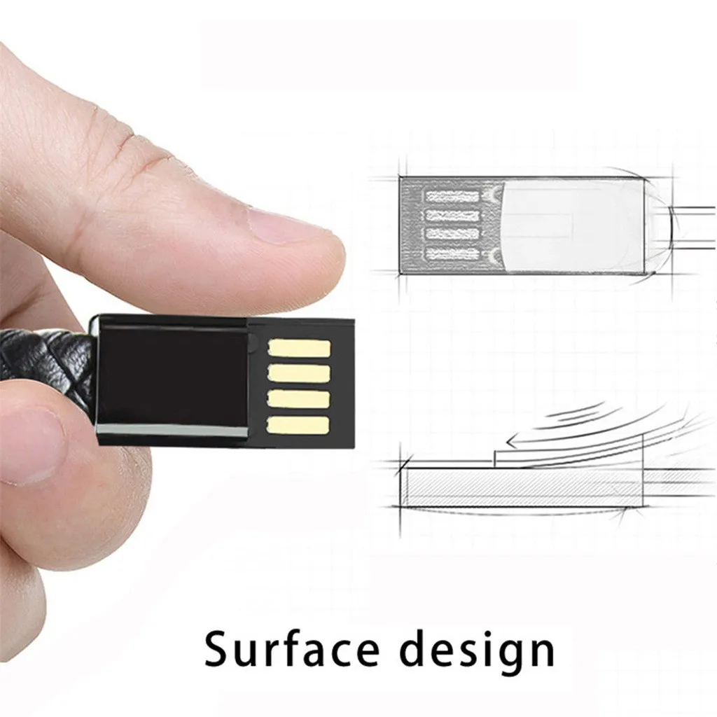 Usb кабель на запястье с разъемом Type C 20 см|Кабели питания| |