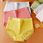 Женское хлопковое нижнее белье, бесшовные трусики, сексуальное женское дышащее нижнее белье, брифы XXL