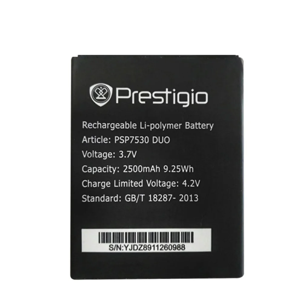 Аккумулятор PSP7530 для телефона 3 7 В 2500 мАч Prestigio Muze D3 E3 F3 A7 3530 3531 7530 DUO PSP3530DUO PSP3531DUO