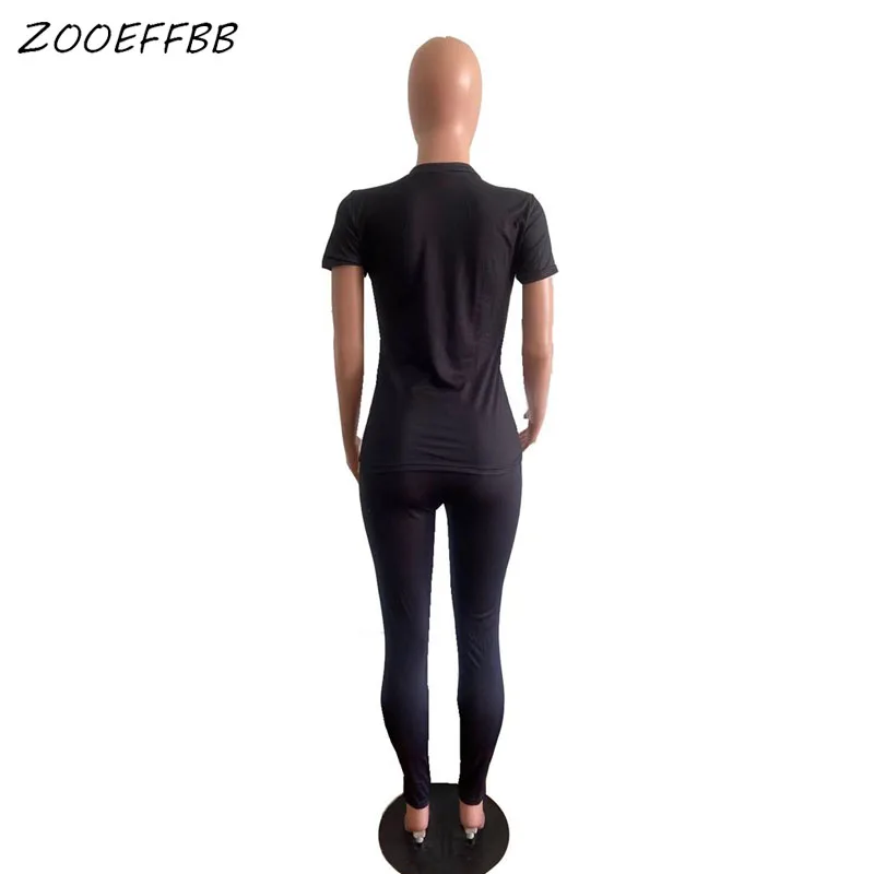 

ZOOEFFBB Aesthetic Lips Printed Two Piece Womens Outfits Clothes Short Sleeve Top and Hole Pants Sexy Lounge Wear Matching Sets