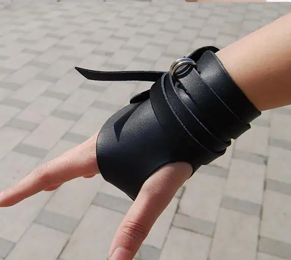 Длинные кожаные перчатки ветра для выступлений в стиле панк корейский стиль |