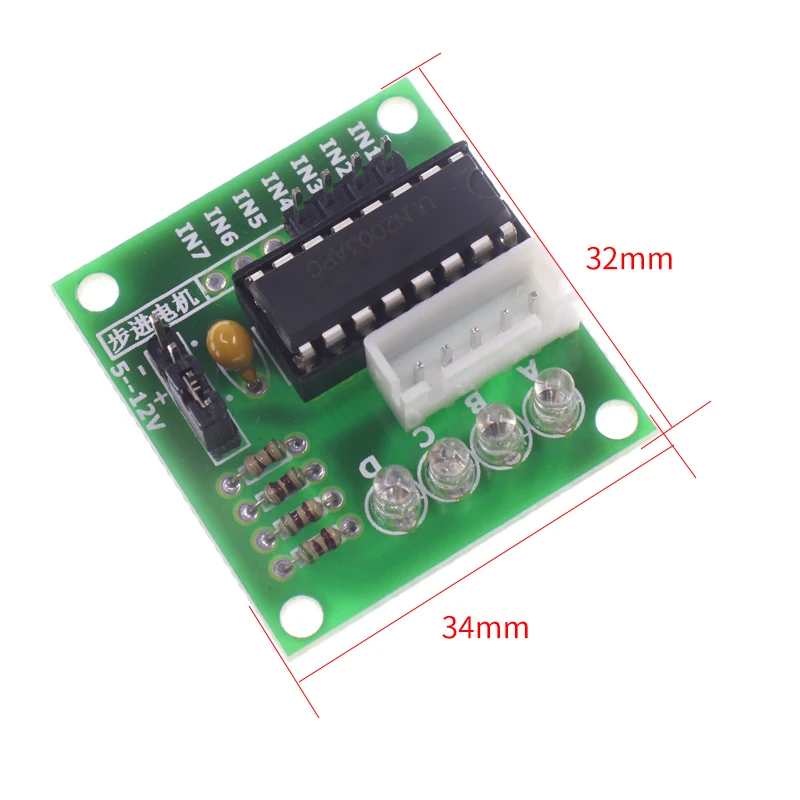 Плата драйвера пятипроводная четырехфазная/плата шагового двигателя/плата