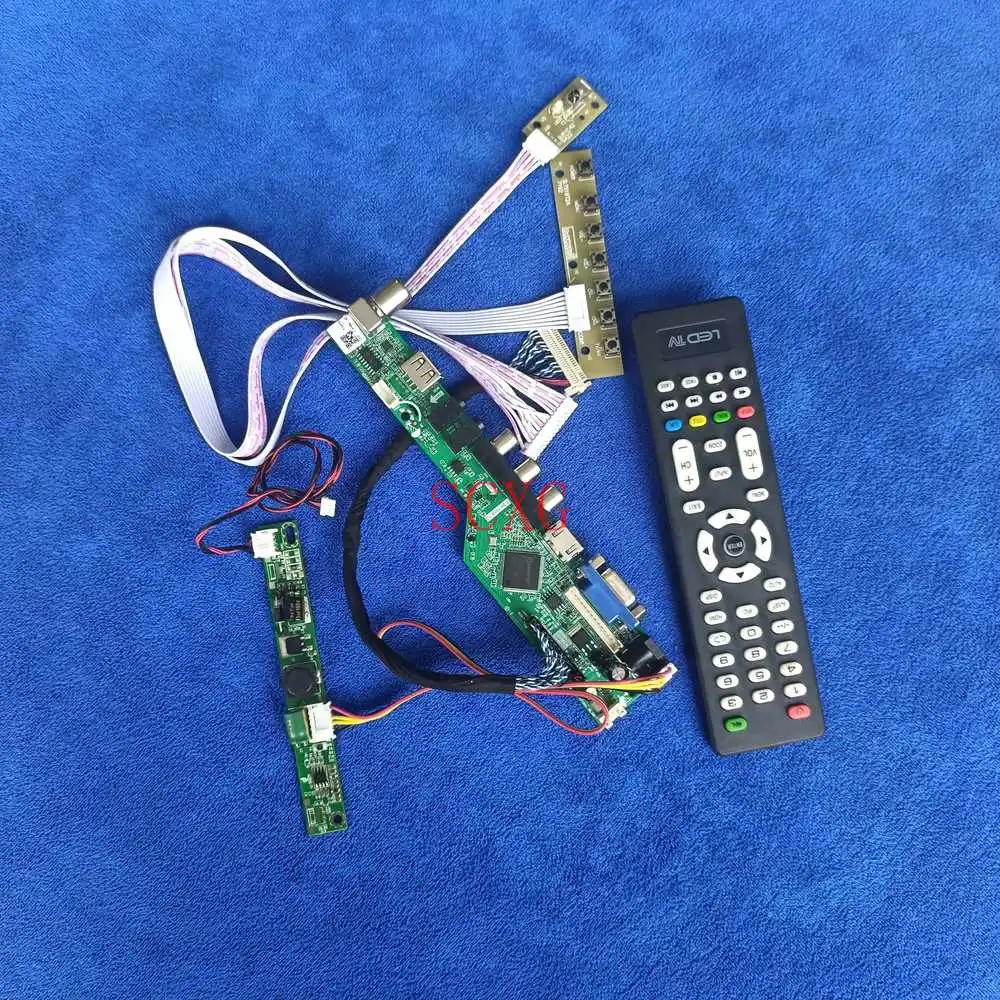 

Для LTM190BT07/LTM190BT08 контроля pН доска DIY Kit сигнала аналоговый 1440*900 30-контактный LVDS AV VGA USB HDMI совместимых с ЖК-дисплей светодиодный