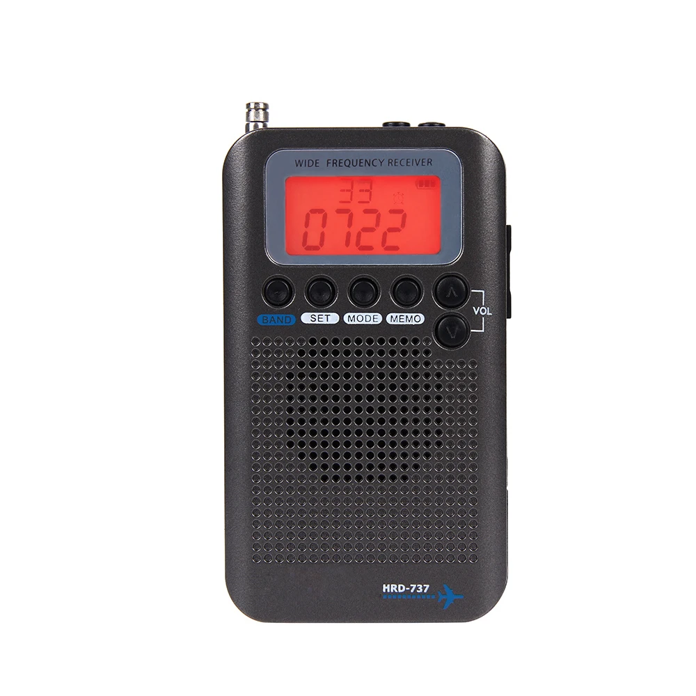 Портативное радио самолет полный диапазон FM/AM/SW/CB/Air/приемник VHF World Band с