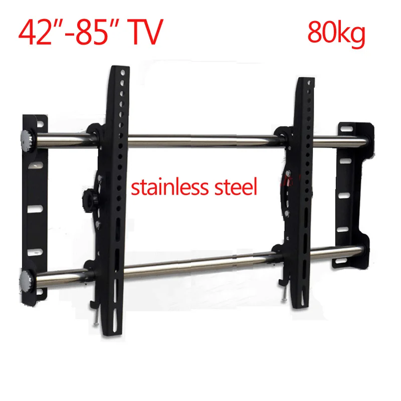 Inoxidável para Baixo Monitor de Inclinação Led de Televisão Painel 75 176lbs 80kg Suporte Vesa 800×500 Lcd Ptb-501lt 42 -85