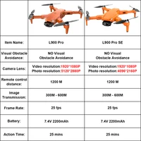 L900 PRO SE Drone 4K Profesional GPS FPV Dual HD Camera Drones With Brushless Motor 5G WiFi RC Quadcopter VS SG108 Pro KF102 6