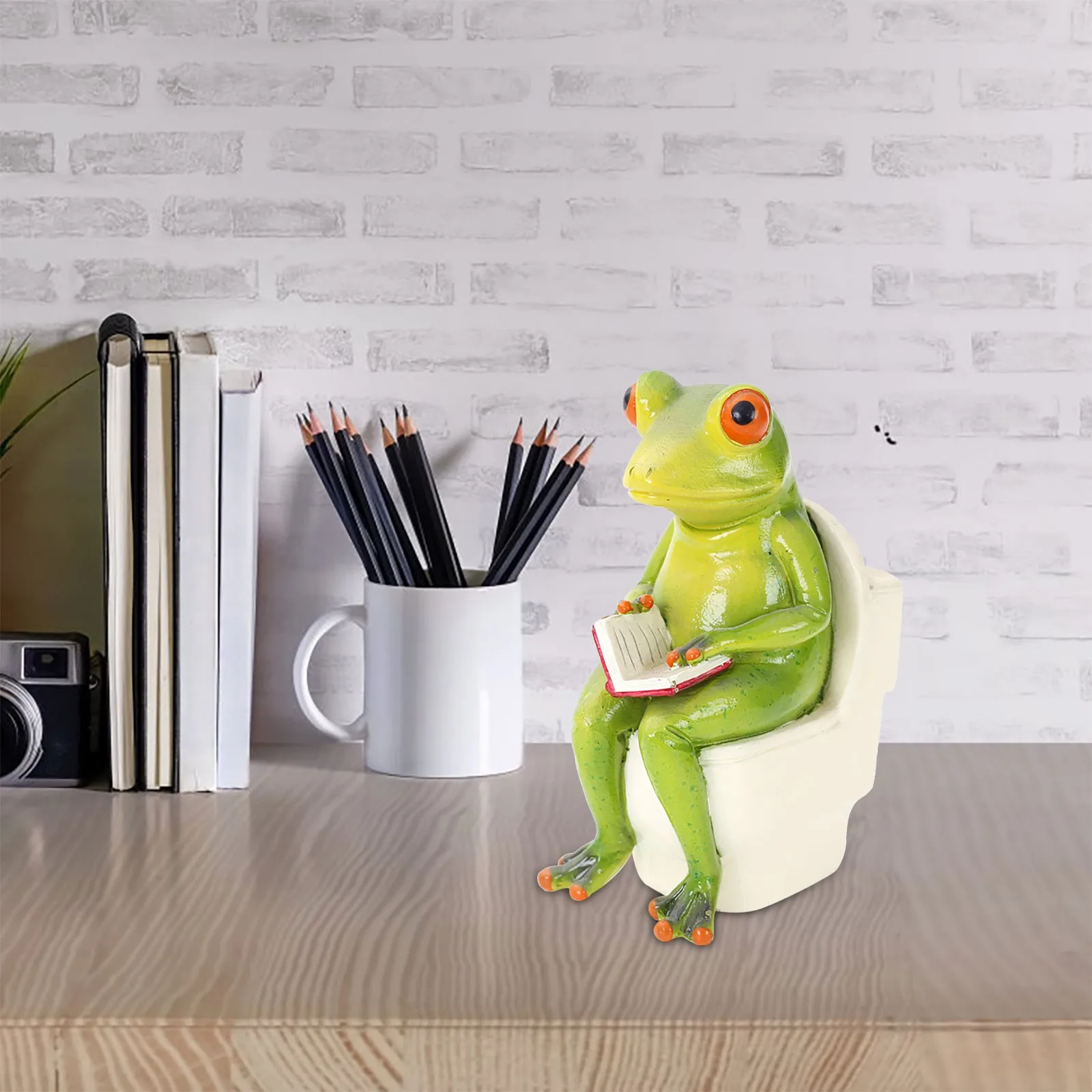 

Frogs Animal Resin Crafts Living Room Desktop Yoga Home Furnishing Garden Decor Collectible Resin Fun Elf-character 2021 New