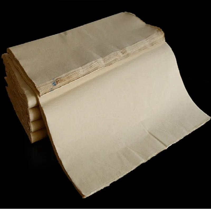 Бумага из бамбуковой целлюлозы, Китайская рисовая бумага, 70 листов, утолщенная полусозревшая бумага Xuan для китайской живописи, каллиграфии,...