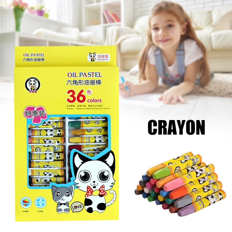 Разноцветные разноцветные карандаши для рисования маслом NIN668 | Дом и сад