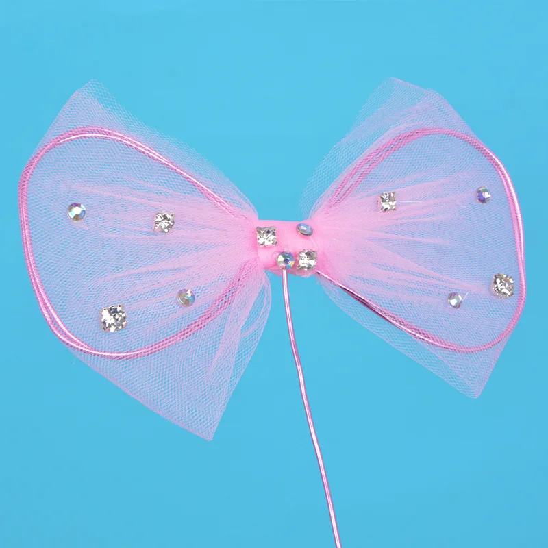 Украшение для торта милый бант стразы хрустальные вставки Декор еда топперы день