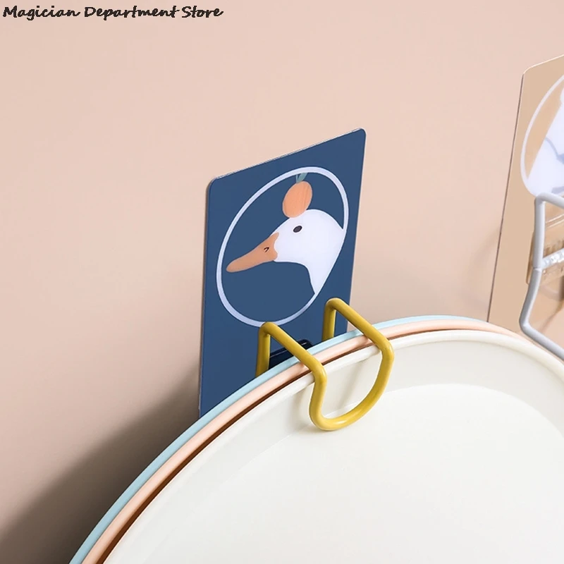 

Double Hook Black Hook For Bathroom Clothes Hook Bed room Robe Hook Coat Hook For Livingroom Kitchen Saucer Waterproof Rack