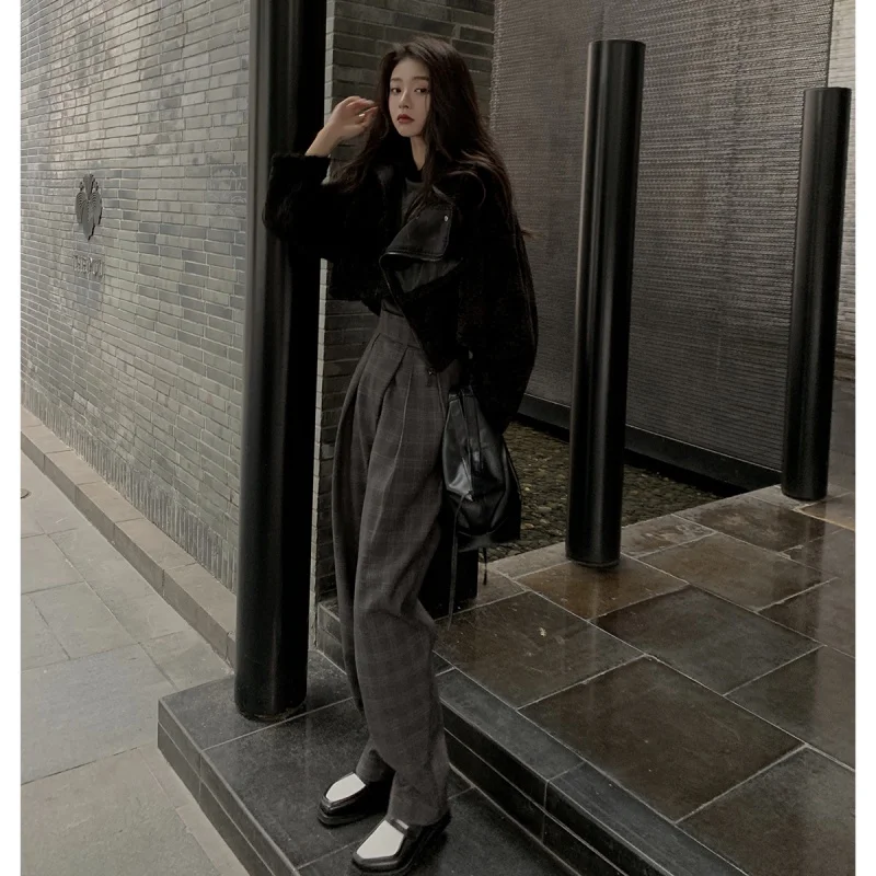 Пальто женское осенне-зимнее теплая одежда с длинным рукавом утепленные пальто