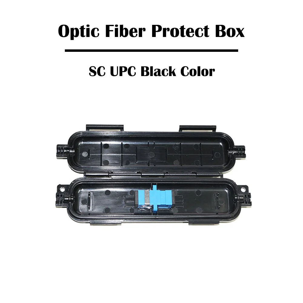 10 шт./лот черный/белый SC UPC/APC Волоконно оптический адаптер SM одномодовый FTTH Ethernet