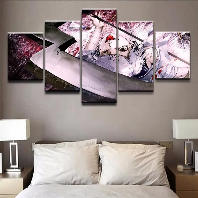 

5 шт., настенная Картина на холсте «Токийский Гуль»