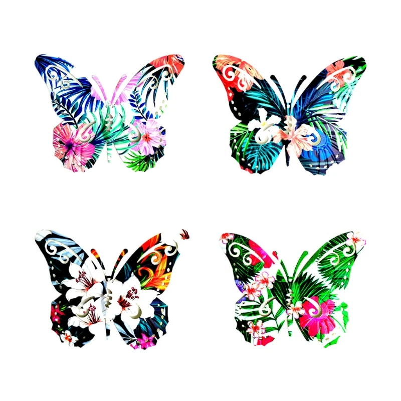 

Metal Butterfly Wall Art Decor Elegant Hanging Sculpture For Home Bedroom Living Room Office Garden Indoor Outdoor Wall