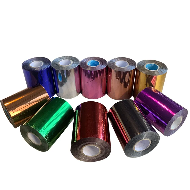 1 рулон 8," x131 ярдов/21 см x 120 м 10 цветов фольга горячего тиснения теплопередача ламинирующая салфетка золочение ПВХ визитная карточка тиснение