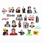 Новинка, изготовленные на заказ подвески для обуви знаменитостей Superstar Croc, популярный певец, аксессуары для обуви из ПВХ, знаменитость для мужчин и женщин