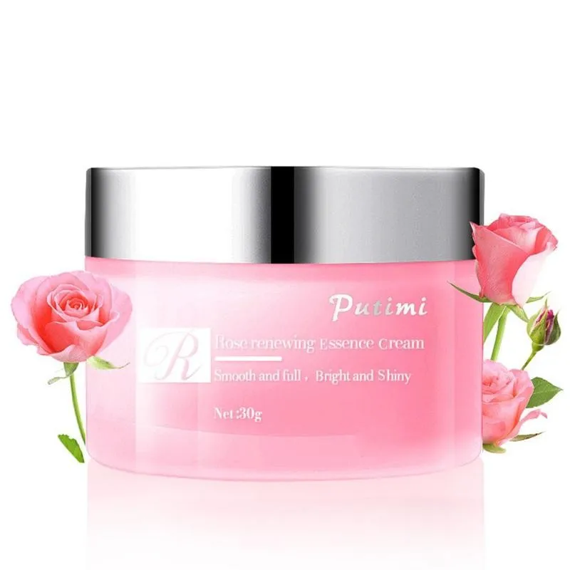 

30 г розовый крем для лица Питательный Уход за кожей Отбеливающее сглаживание лица крем против старения лифтинг Осветляющий дневной крем