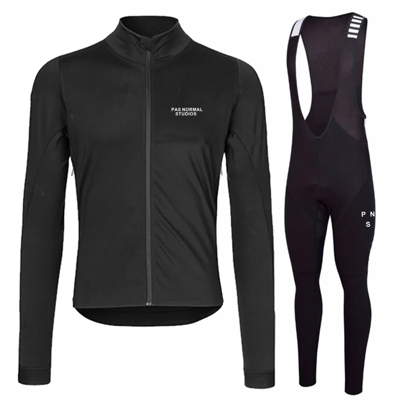 

2021 Pro team winter thermal fleece long sleeve cycling jersey set men bike bicicleta Invierno Lana Ropa ciclismo Traje