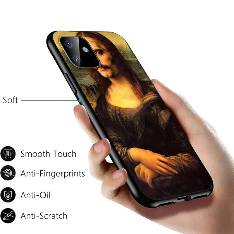 

Freddie Mercury For Apple iPhone 12 11 Pro Max mini XS Max XR X 8 7 6 6S Plus 5S SE 2020 Soft Black Phone Case