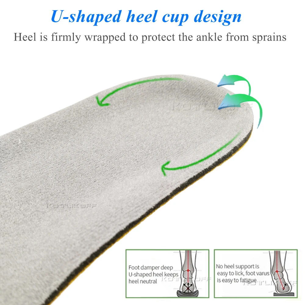 Shoe Inserts Pad Soft Sport Insoles Memory Foam Breathable Outdoor Running Silicone Gel Cushion Orthopedic Insoles EU 35-47 Size