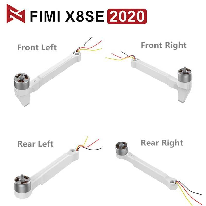 Оригинальный радиоуправляемый дрон FIMI X8 SE 2020 моторный рычаг передний задний