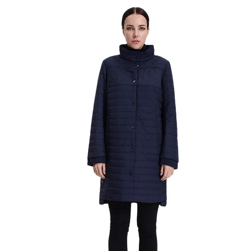 

Short Women Down Jacket Plus Size Quilted Coat Cotton Jacket parka Fluff Clothes Lightweight Windproof Outwear Oversize 18-308