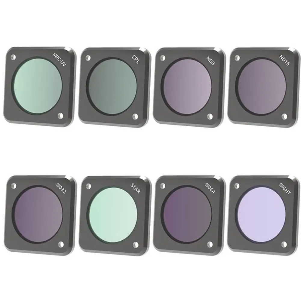 

Filter For DJI Action 2 Camera CPL U V ND SART NDPL NIGHT Filters Aluminium Optical Glass Lens For DJI OSMO Action 2 Accessories