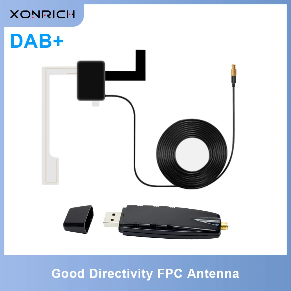 Портативный автомобильный DVD плеер Xonrich USB 2 0 цифровой радиоприемник DAB + тюнер с
