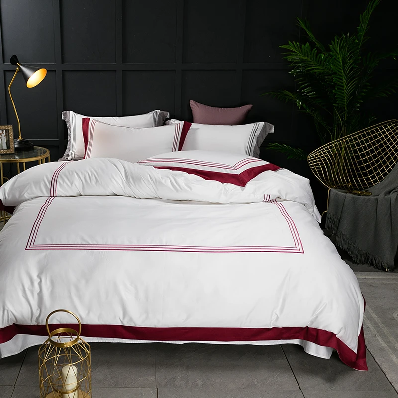 Комплект постельного белья из 100% египетского хлопка 5 звезд | Дом и сад