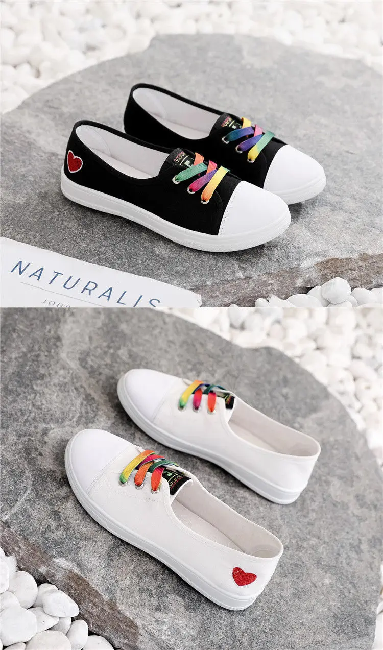 

Summer Shallow Mouth Woman Casual Shoes Comfortable Causal Loafers Slip On Women Canvas Shoes Female Flats