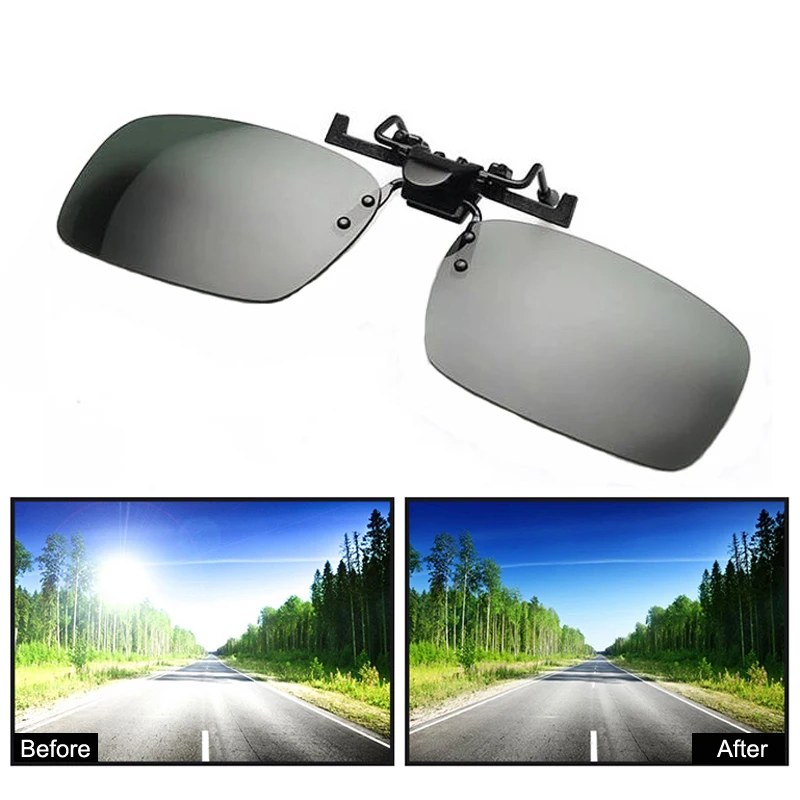 Car Sunglasses Night Vision Polarized Glasses Clip For Skoda Superb Octavia A5 2 Fabia Rapid Yeti Citroen C4 C5 C3 Grand Picasso